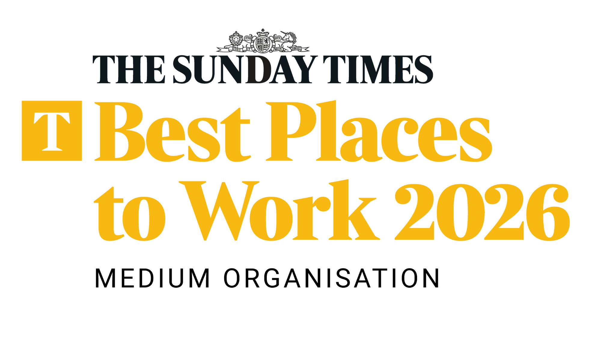 The Sunday Times Logo - YMCA Milton Keynes recognised as one of the best places to work 2026